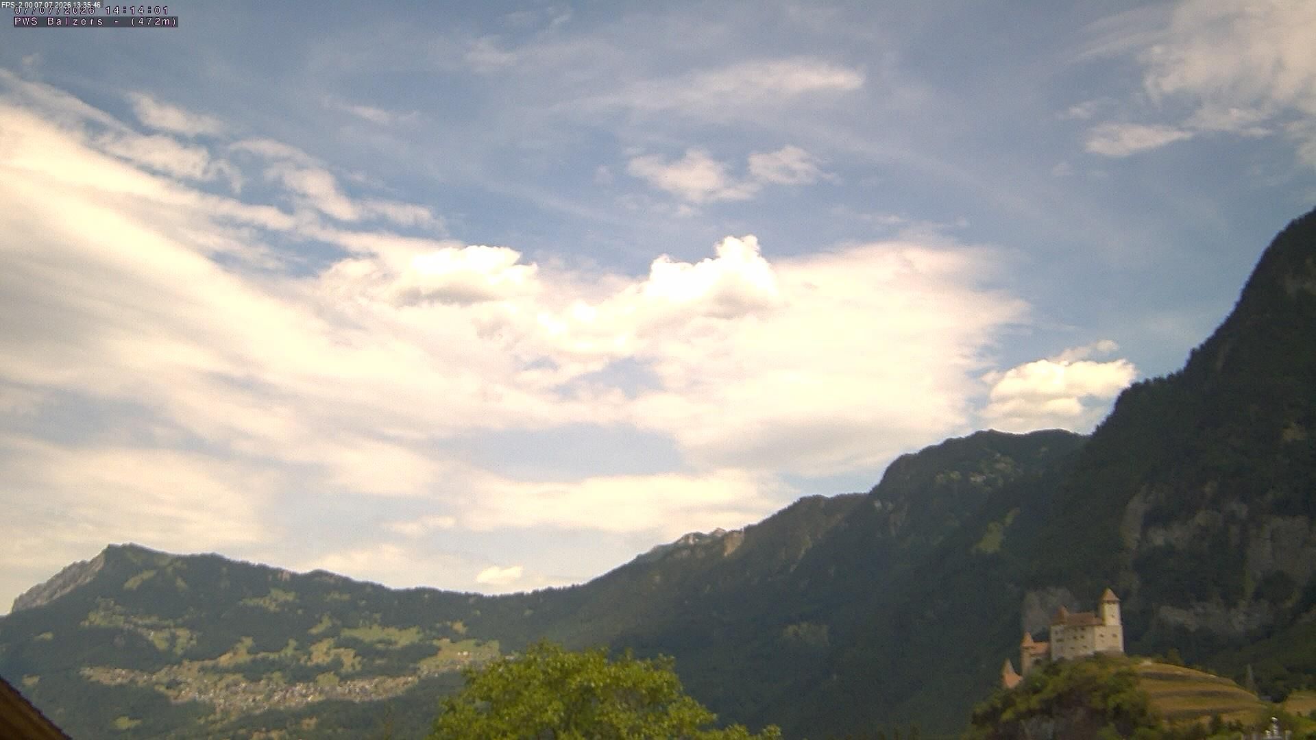 Balzers: Liechtenstein: Blickrichtung Nord