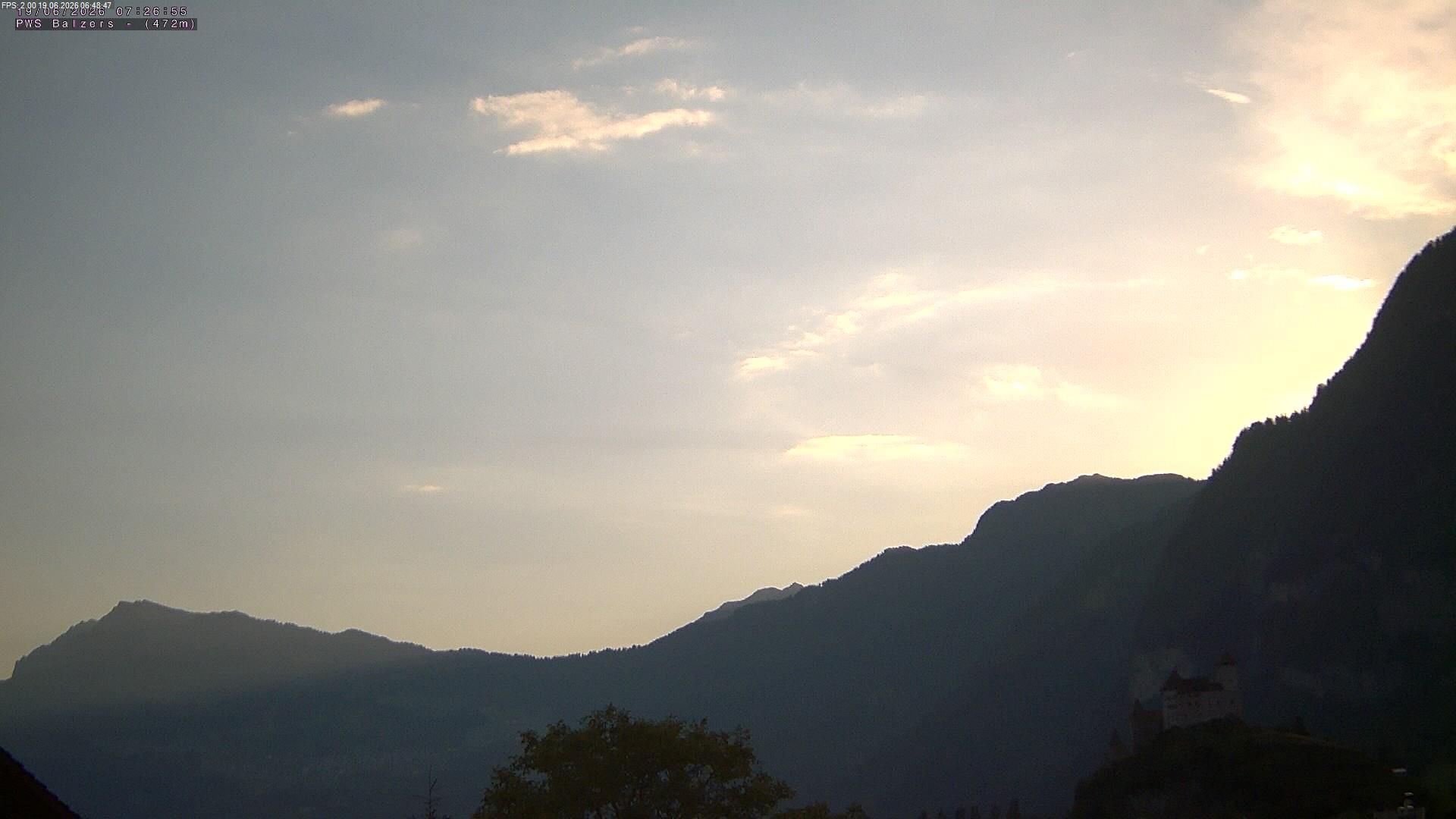 Balzers: Liechtenstein: Blickrichtung Nord