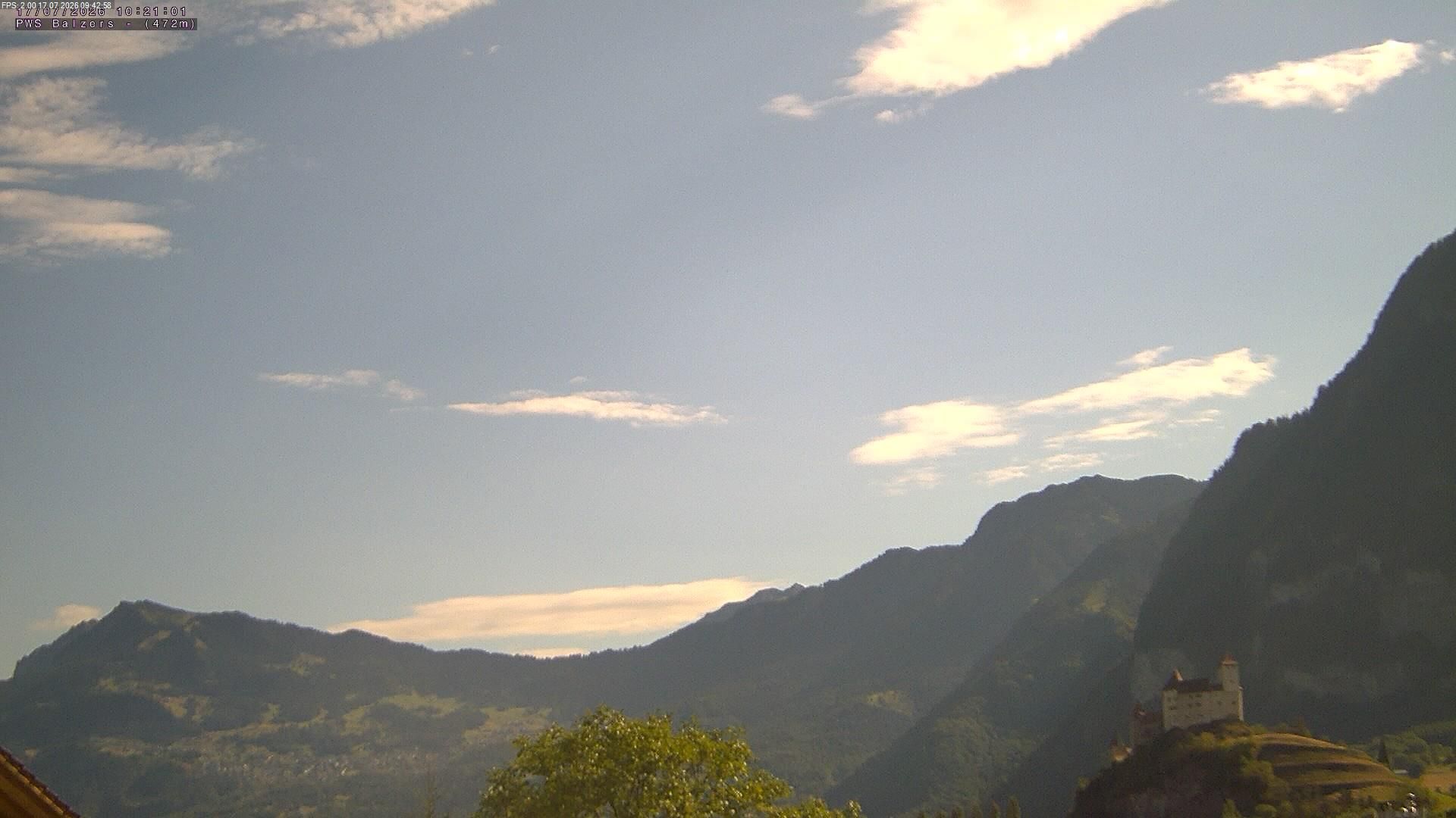 Balzers: Liechtenstein: Blickrichtung Nord