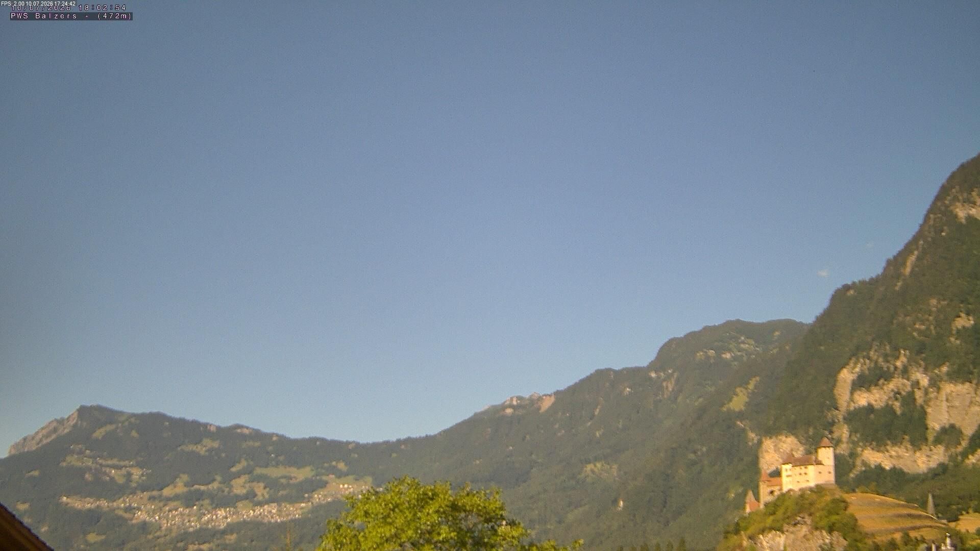 Balzers: Liechtenstein: Blickrichtung Nord