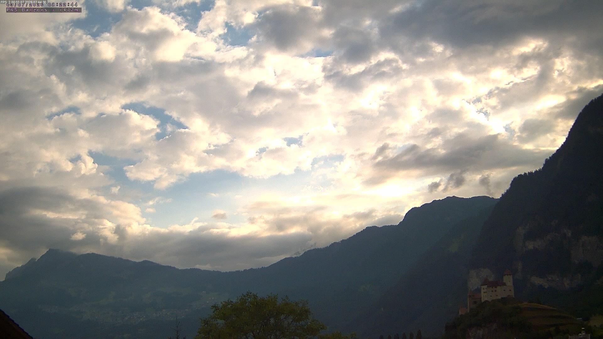 Balzers: Liechtenstein: Blickrichtung Nord