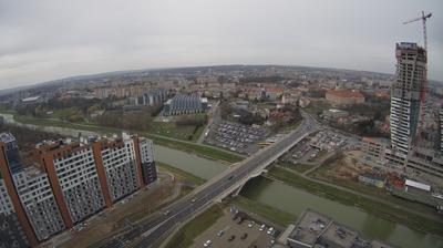 Vista de cámara web de luz diurna desde Rzeszów: Most Zamkowy