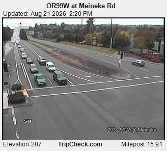 Traffic Cam Sherwood: ORE99W at Meineke Rd
