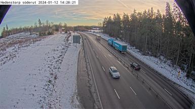 Traffic Cam Jonkoping: Hedenstorp söderut