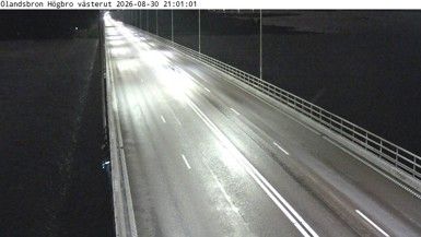 Traffic Cam Kalmar: Ölandsbron Högbro västerut