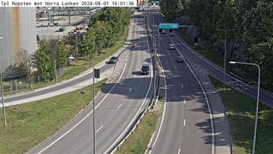 Traffic Cam Ostermalms stadsdelsomrade: Tpl Ropsten