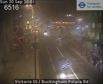 Traffic Cam London: Victoria St - Buckingham Palace Rd