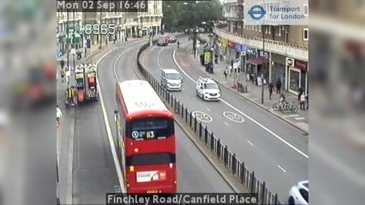 Traffic Cam London: Finchley Road/Canfield Place