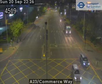 Traffic Cam Croydon: A23/Commerce Way