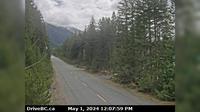 Fraser Valley Regional District > East: Chilliwack Lake Rd, at Paulsen Rd. About 42 km east of Chilliwack, looking east - Day time
