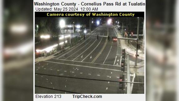 Traffic Cam Hillsboro: Washington County - Cornelius Pass Rd at Tualatin Valley Hwy