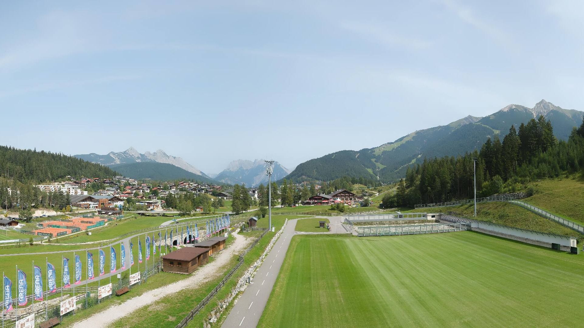 Traffic Cam Marktgemeinde Telfs: Seefeld - Casino Arena