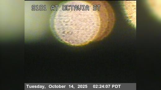 Traffic Cam San Francisco › South: TV301 -- US-101 : At Octavia St