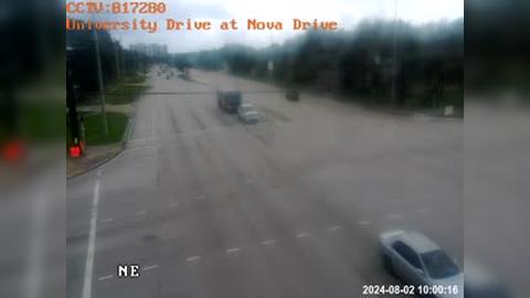 Traffic Cam Davie: University Drive at Nova Drive