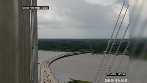 Traffic Cam Jacksonville: I-295 E at Dames Pt Bridge S Span
