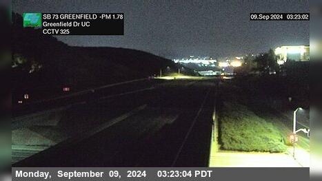 Traffic Cam Laguna Hills › South: SR-73 : North of Greenfield Drive Undercross