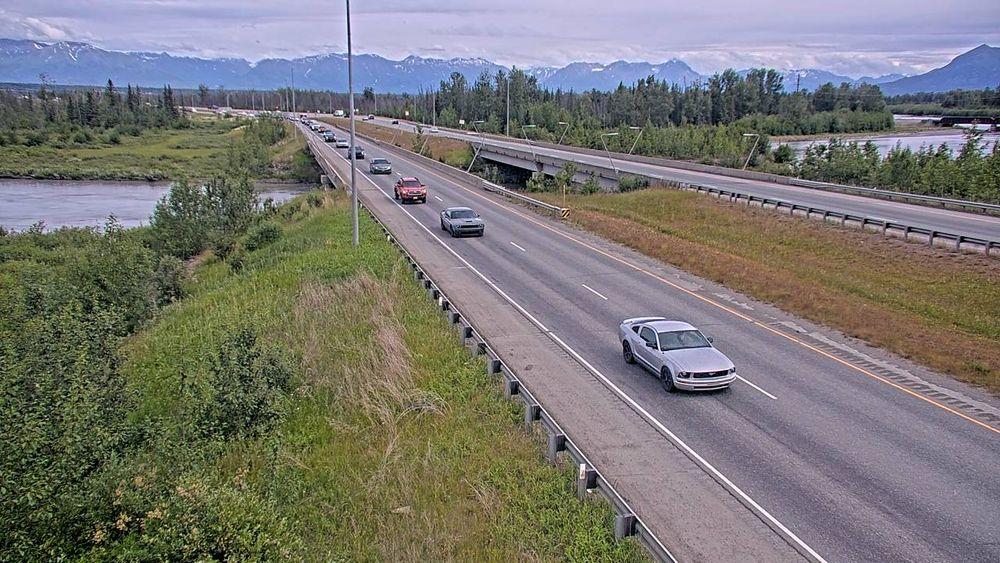 Traffic Cam Unorganized Borough: Alaska Highway @ Canadian Border MP 1221.8