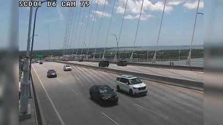 Traffic Cam Mount Pleasant: US 17 S Ravenel Bridge @ Mt. Pleasant Tower - Lower