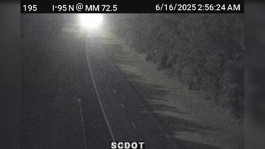 Traffic Cam Old Saint George: I-95 N @ MM 72.7