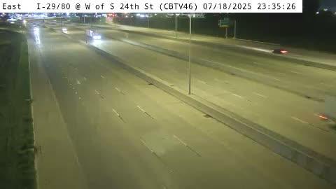 Traffic Cam Council Bluffs: CB - I-29/80 @ W of S 24th St (46)