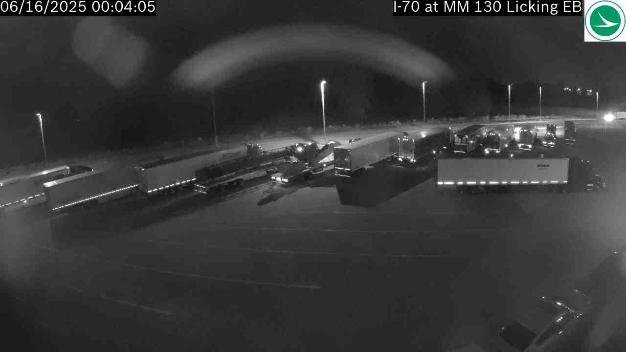 Traffic Cam Harbor Hills: I-70 EB Licking county rest area