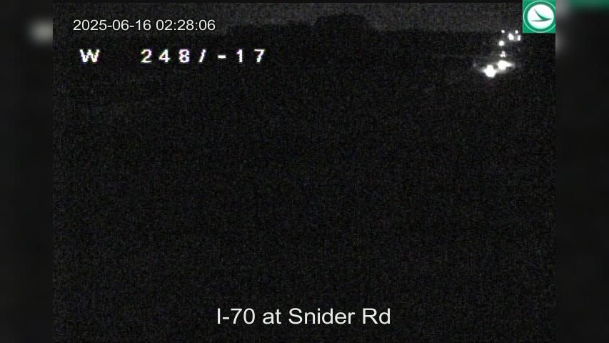 Traffic Cam West Enon Estates: I-70 at Snider Rd