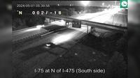 Maumee: I-75 at N of I-475 (South side) - Current