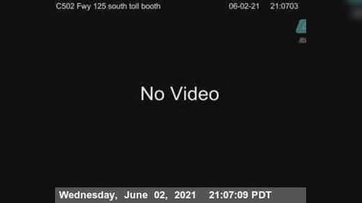 Traffic Cam San Diego › South: SR- : South Toll Booth