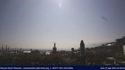 immagine della webcam nei dintorni di Genova: webcam Sestri Ponente