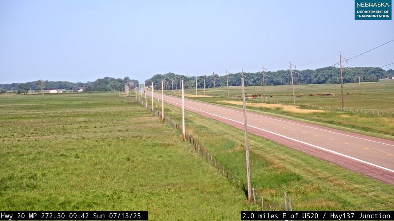 Traffic Cam Newport › West: US 20: E of - 20 looking west