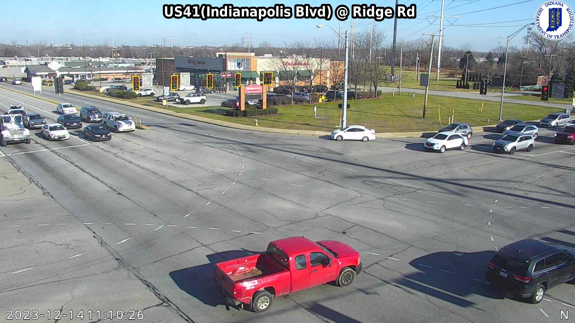 Traffic Cam Brantwood: SIGNAL: US41(Indianapolis Blvd) @ Ridge Rd