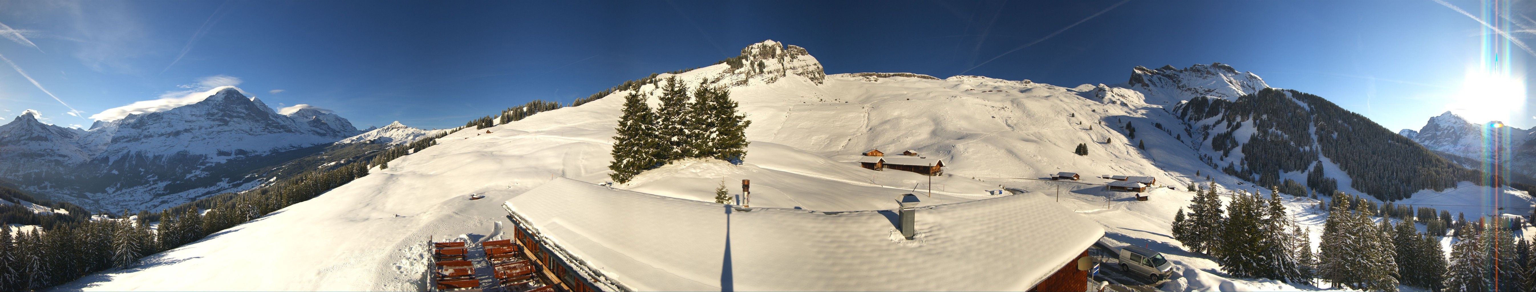 Grindelwald: Tschuggen - Eiger - Wetterhorn - Jungfrau Region - Mönch - Schreckhorn - Gross Fiescherhorn - Silberhorn