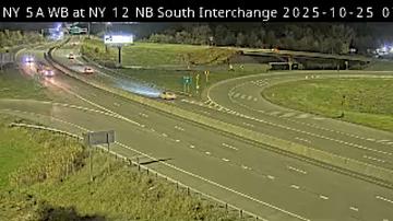 Traffic Cam City of Utica › West: NY 5A WB at NY 12 NB South Interchange, Utica