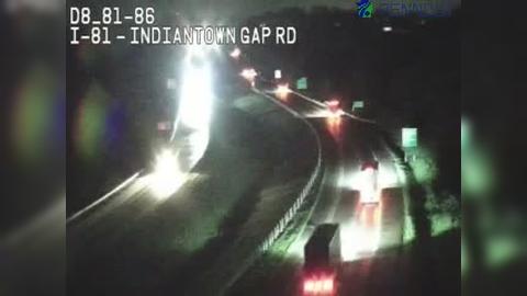 Traffic Cam East Hanover Township: I-81 MM 86 (INDIANTOWN GAP RD)