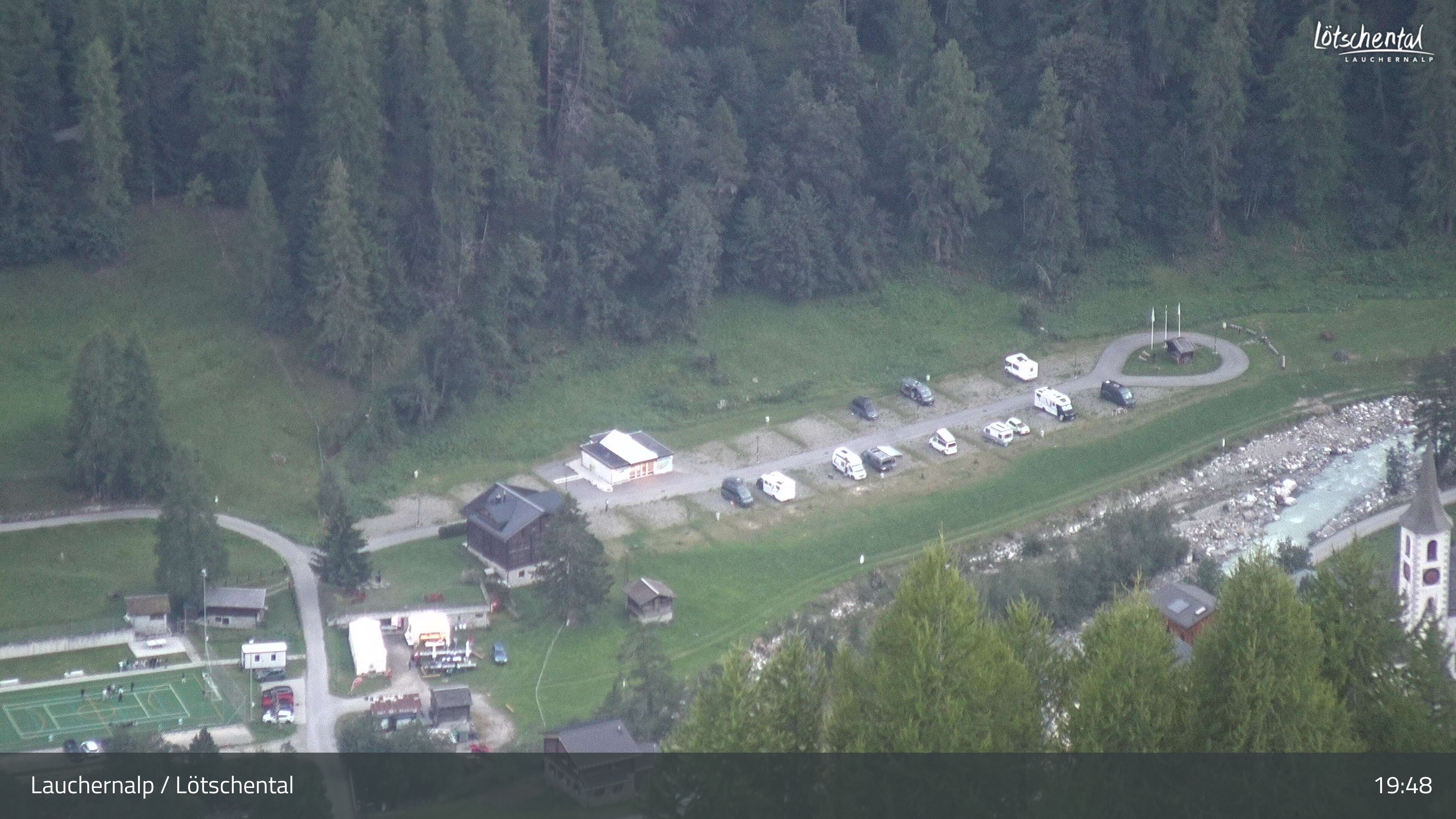 Wiler: Lauchernalp - Bergstation Luftseilbahn - Lauchernalp, Camping Kippel