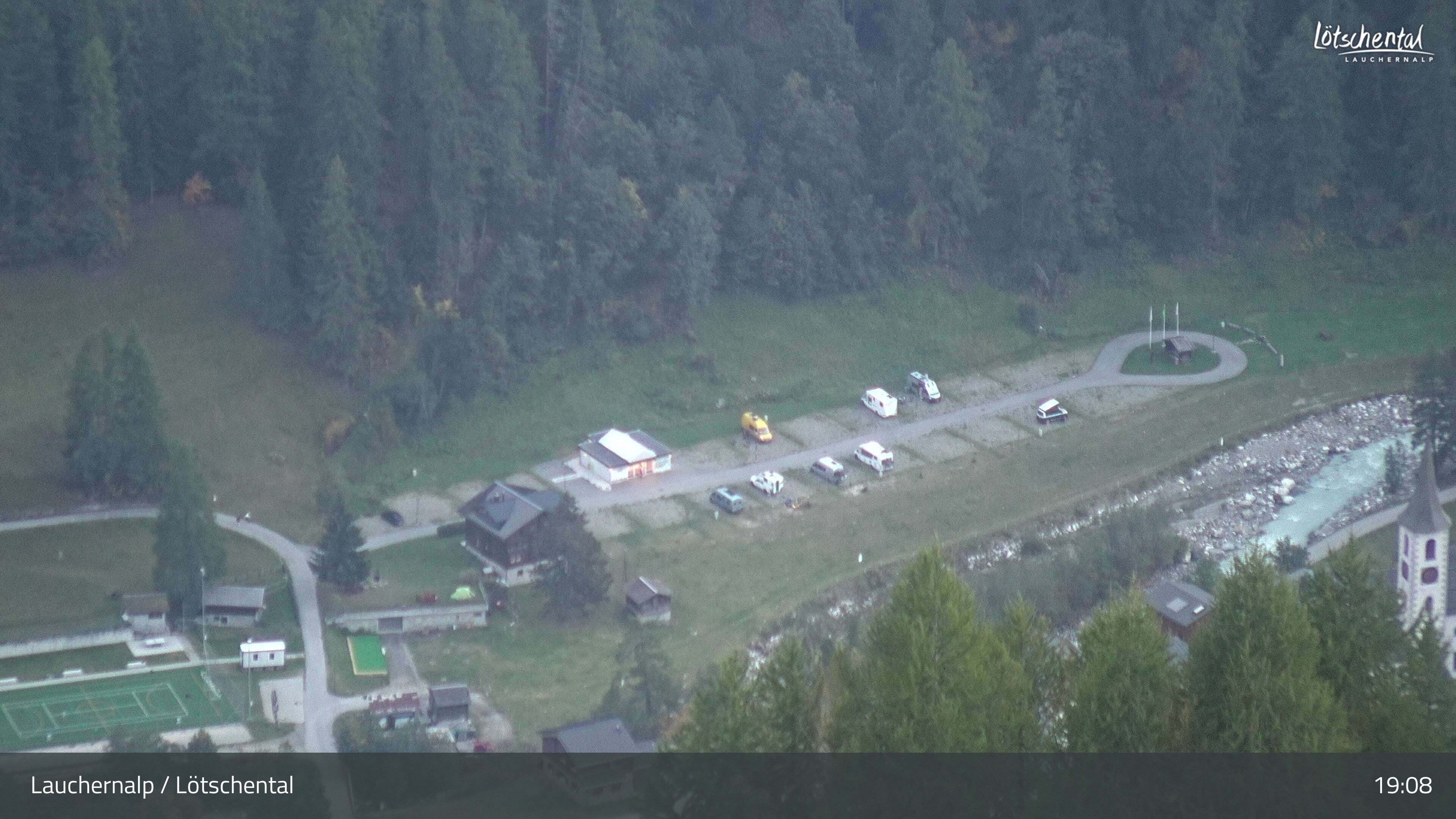 Wiler: Lauchernalp - Bergstation Luftseilbahn - Lauchernalp, Camping Kippel