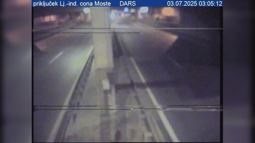 Traffic Cam Fuzine: A1/E57, Ljubljana - vzhodna obvoznica, razcep Zadobrova