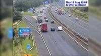 East Kilbride: M live traffic camera Hamilton Services near Hamilton