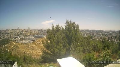 Vista de cámara web de luz diurna desde Jerusalem: Jesuralem