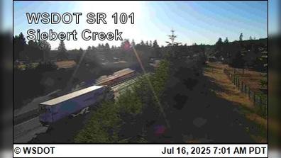 Port Angeles › North: US 101 at MP 256: Siebert Webcam