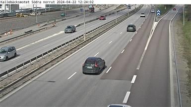 Traffic Cam Orgryte-Harlanda: Kallebäcksmotet S norrut