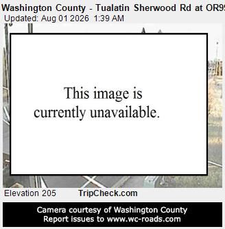Traffic Cam Sherwood: Washington County - Tualatin - Rd at OR99W