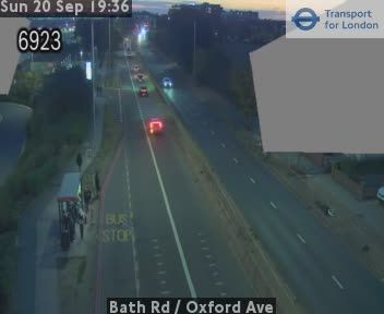 Traffic Cam London: Bath Rd - Oxford Ave