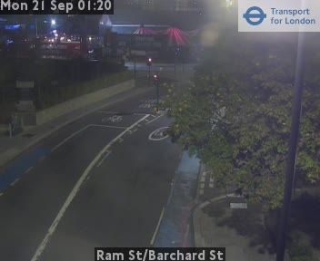Traffic Cam London: Ram St/Barchard St
