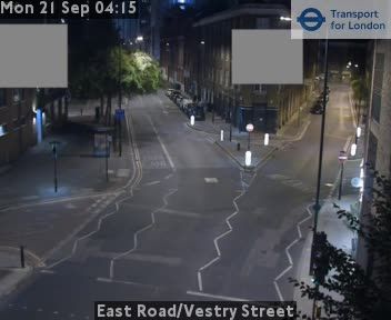 Traffic Cam City of London: East Road/Vestry Street