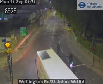 Traffic Cam London: Wellington Rd/St Johns Wd Rd