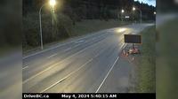 Hilliers › West: Hwy 4 at Alberni Hwy (Hwy 4A) junction, about 2 km west of Coombs, looking west - Current