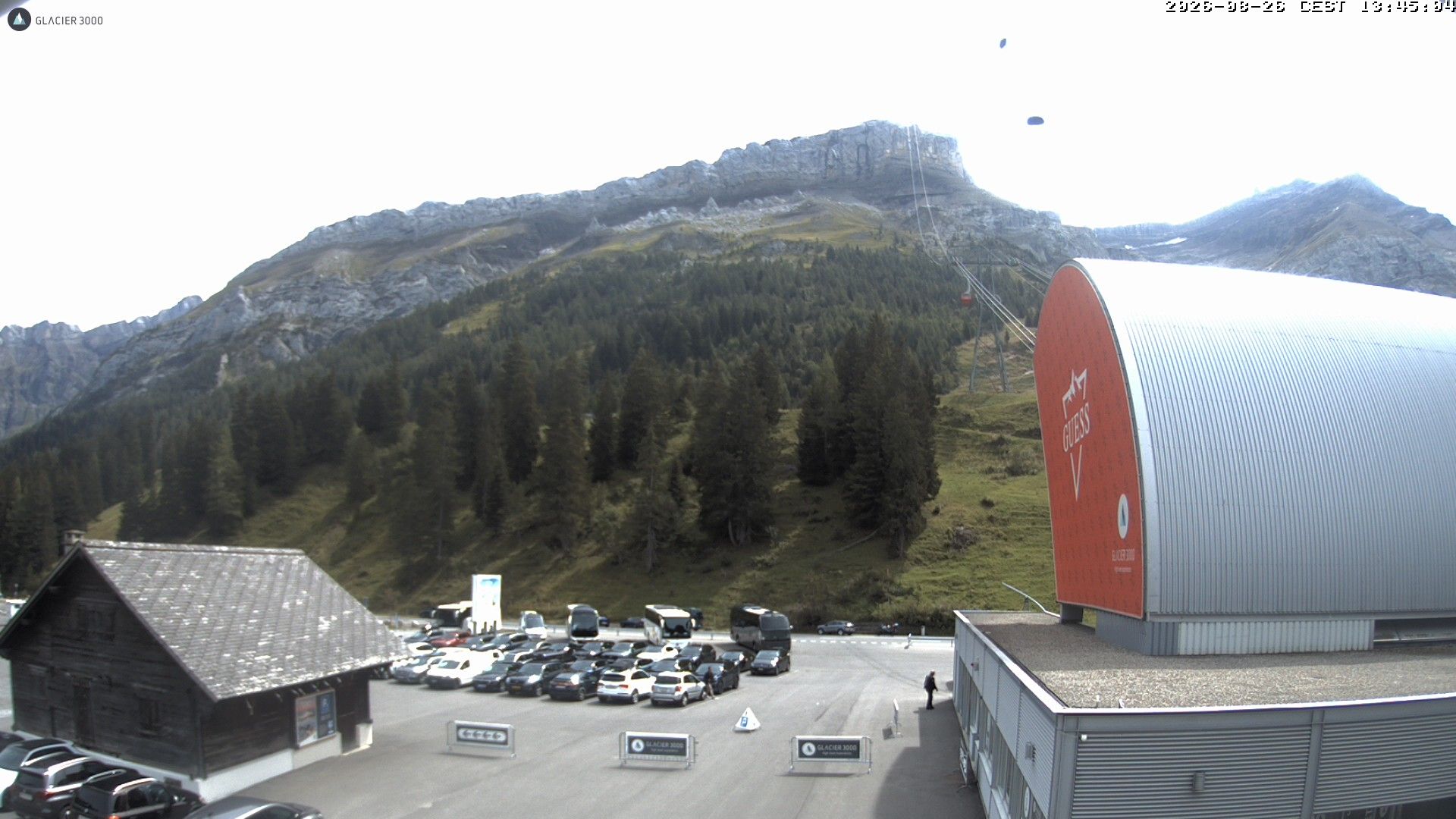 Ormont-Dessus › Südosten: Col-du-Pillon - Glacier 3000 Bergbahn Luftseilbahn