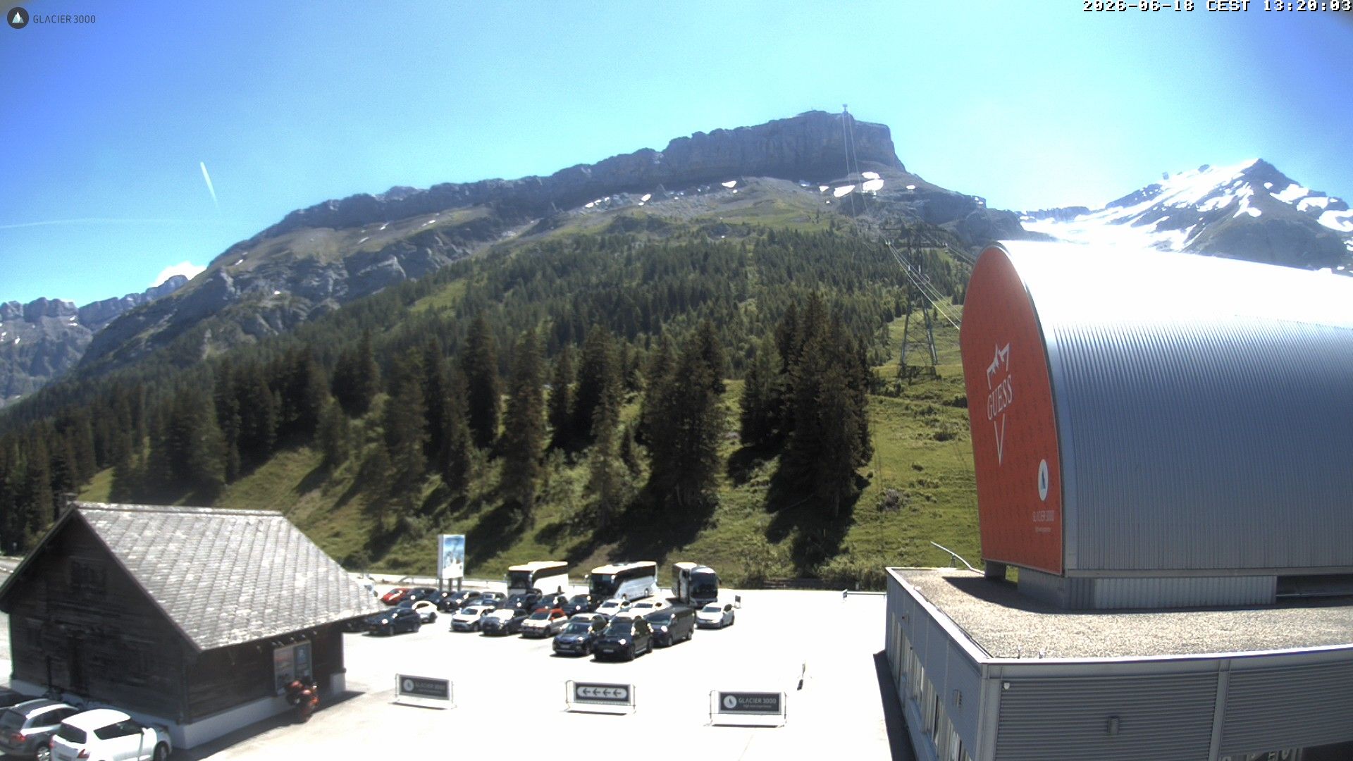 Ormont-Dessus › Südosten: Col-du-Pillon - Glacier 3000 Bergbahn Luftseilbahn