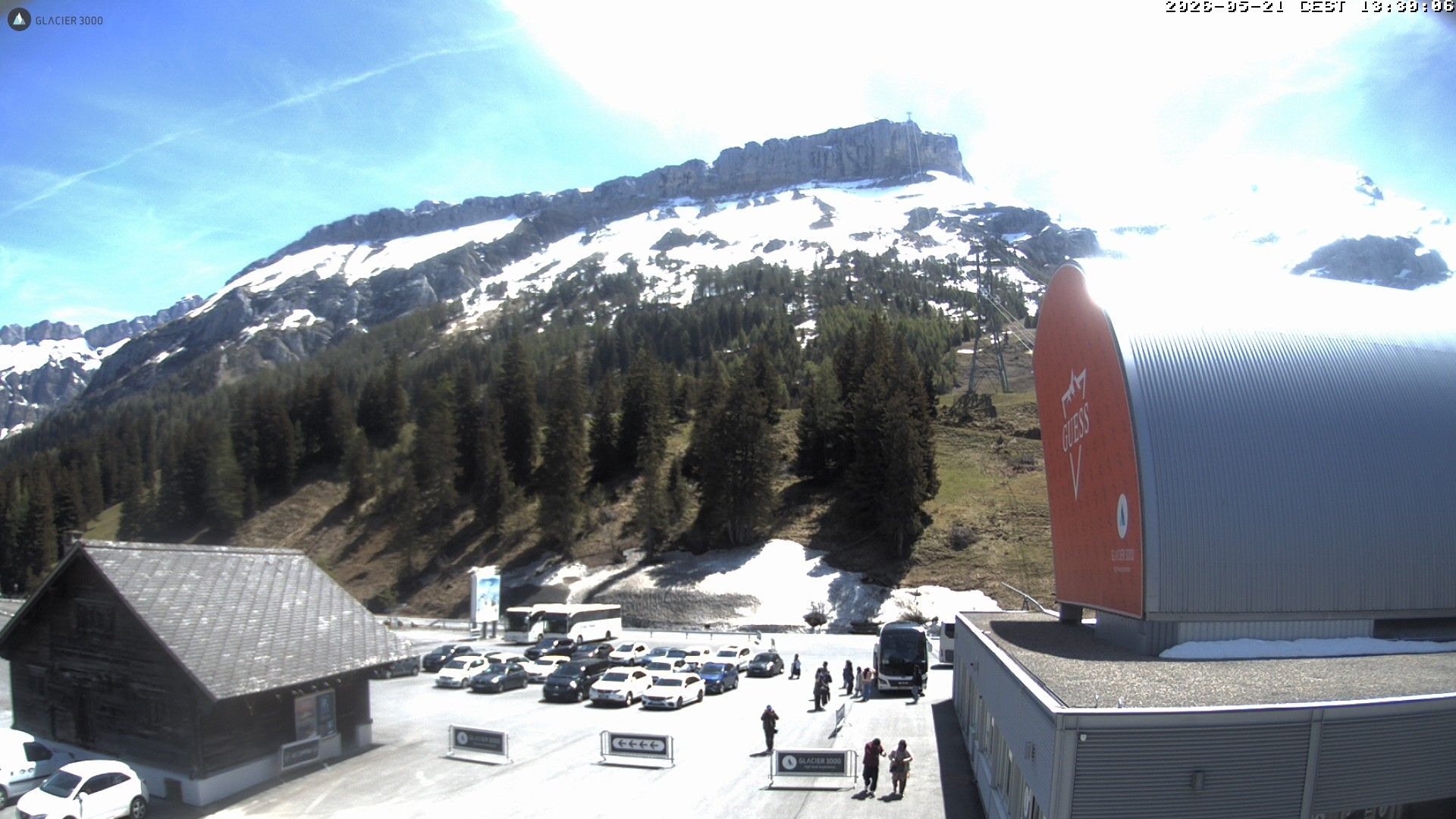 Ormont-Dessus › Südosten: Col-du-Pillon - Glacier 3000 Bergbahn Luftseilbahn